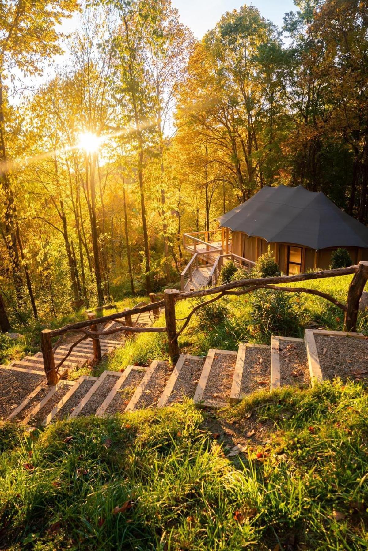 Elk & Embers Mountain Hideaway Hotel Waynesville Bagian luar foto